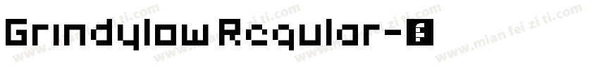 Grindylow Regular字体转换